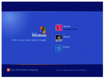 Windows XP Welcome Screen