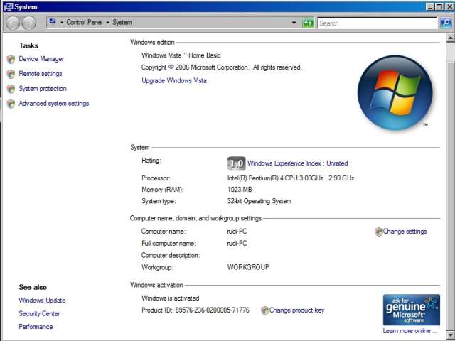 Windows Vista Home Premium Software Download