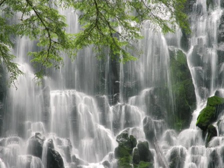 wallpaper nature waterfall. set as desktop ackground