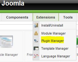 Joomla Plugin Manager