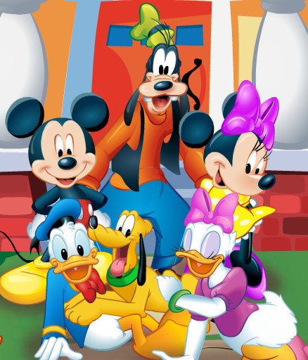 The famous and iconic comic characters such as Mickey Mouse and Donald Duck 