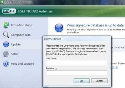 eset nod32 antivirus 6 activation key