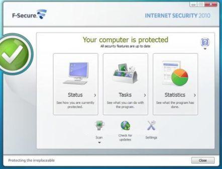 Internet Security 2010 software