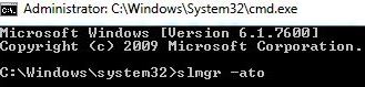 Activate Windows with SLMgr