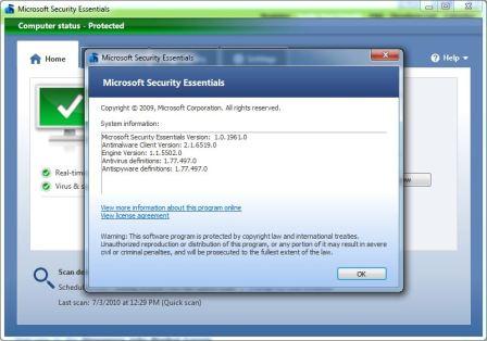 Microsoft Security Essentials Latest Version