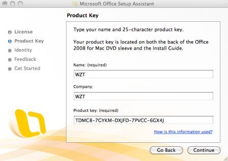 microsoft office for mac download already have product key