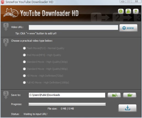 Key Features Of SnowFox YouTube Downloader HD: Download wide variety of 