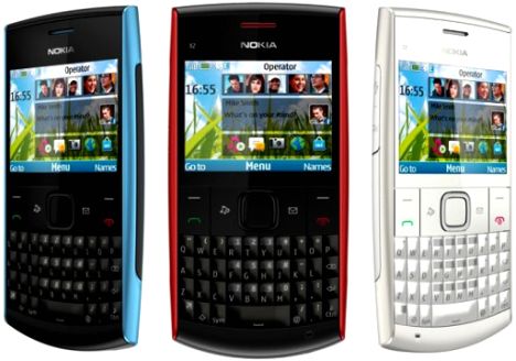 Features of Nokia X2-01 mobile
